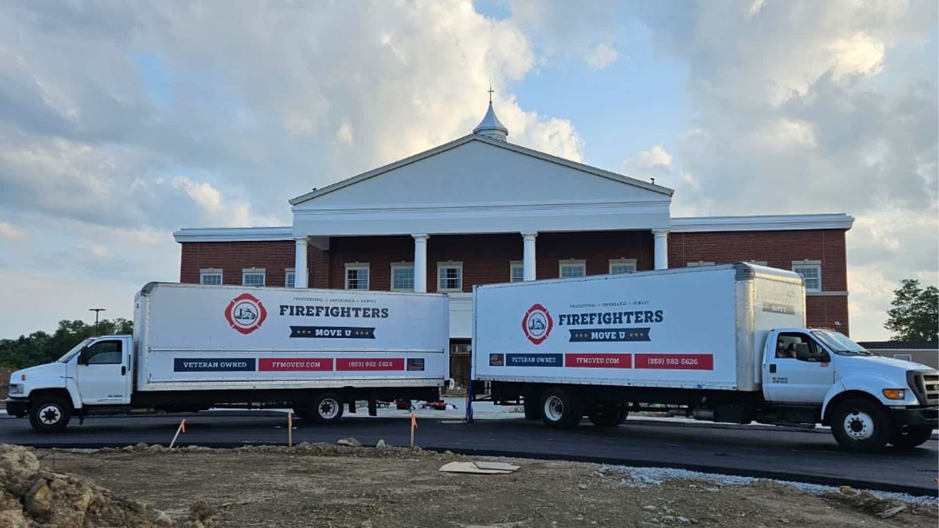 Firefighters Move U truck built for long-distance relocations